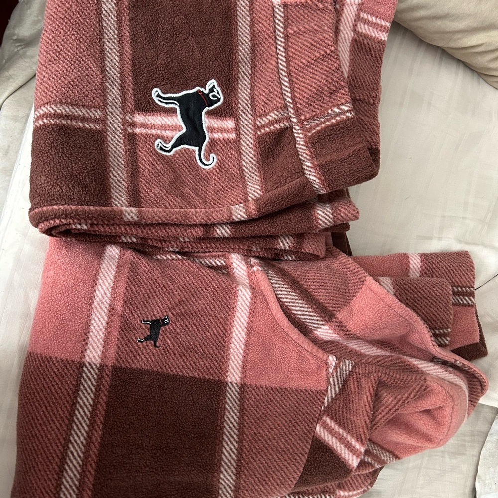 Plaid ‘Black Dog’ Lounge Wear / Pajamas